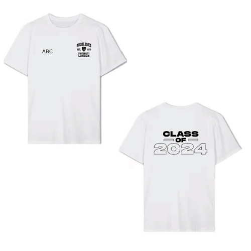 Class of 2024 Graduation Tee with Initials