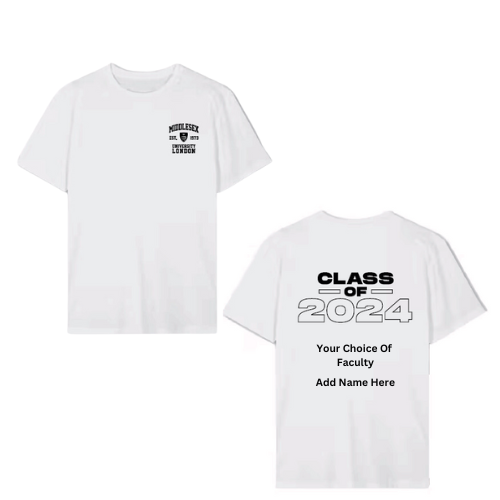 Class of 2024 Graduation Tee with Faculty and Full Name