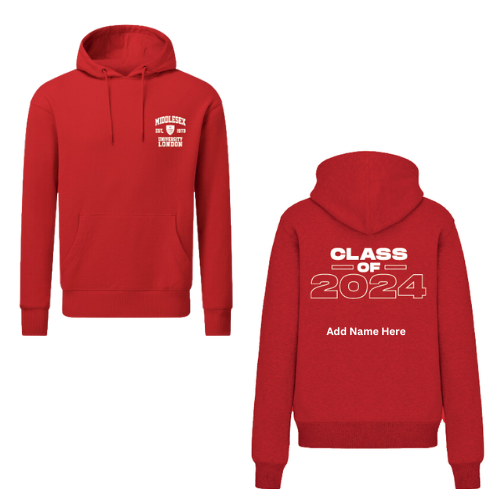 Class of 2024 Graduation Hoody with Full Name